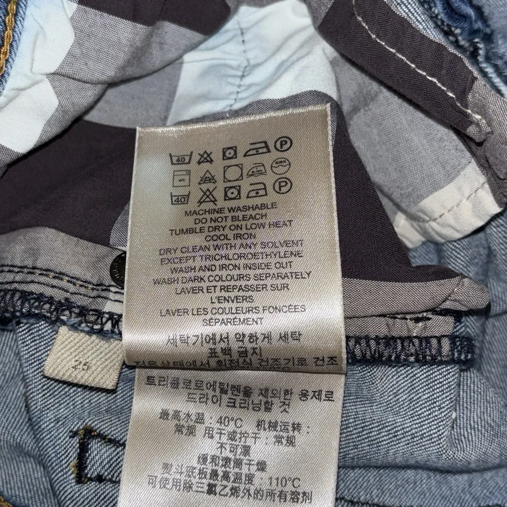 Burberry Brit Blue Washed Denim Langley Skinny Leggings Size 25‎ - Picture 7 of 10